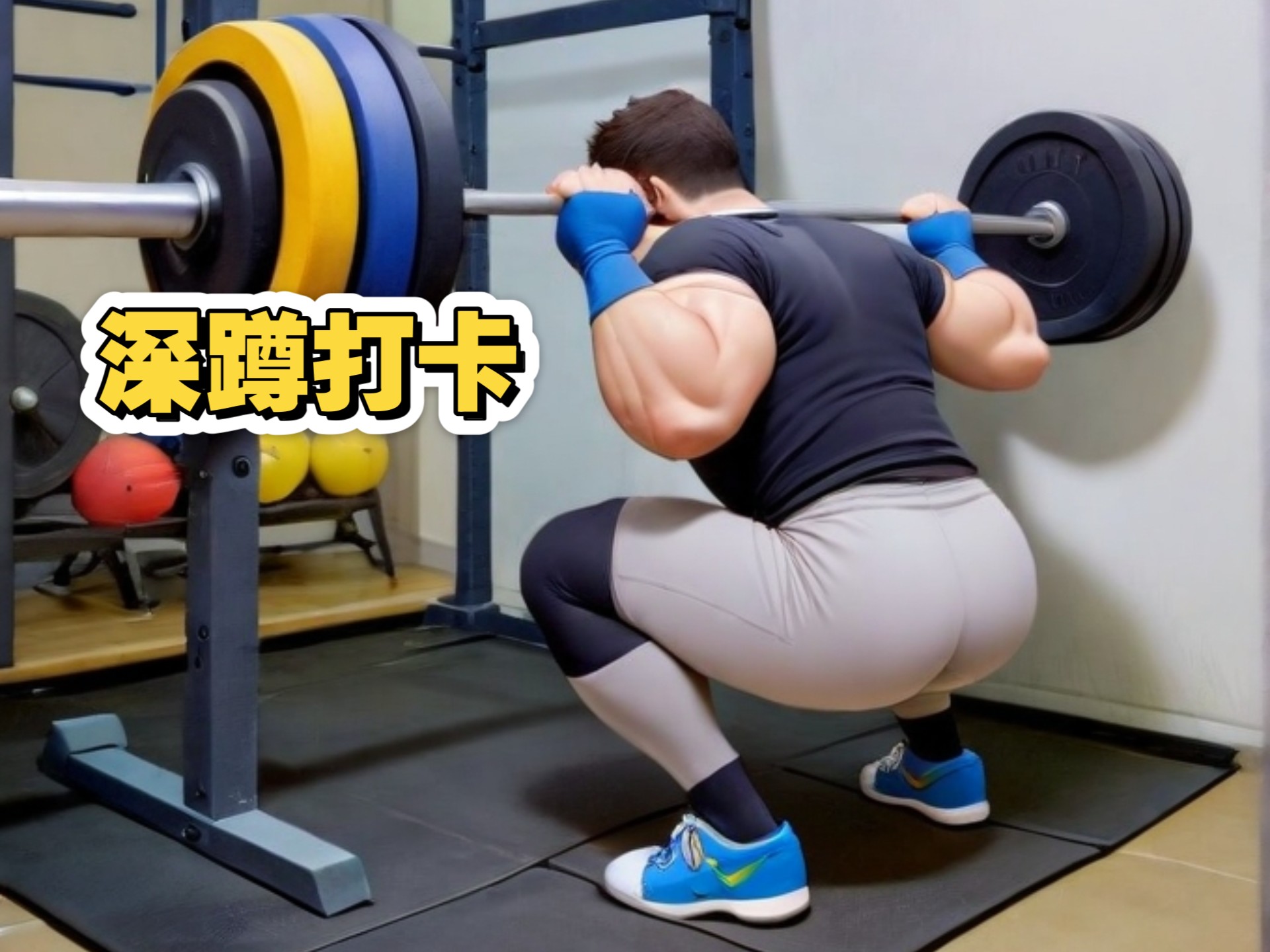 深蹲打卡:热身至140kg,130120kg做组!哔哩哔哩bilibili