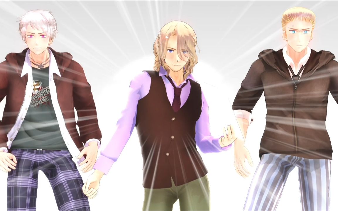 【aph/mmd】法叔專場與芋兄弟