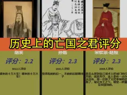 Download Video: 历史上的亡国之君评分排行榜（虎扑锐评）