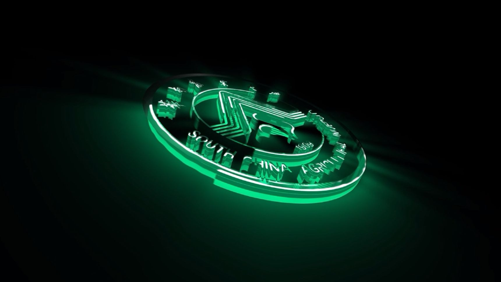 华南农业大学校徽logo动画（非模板）