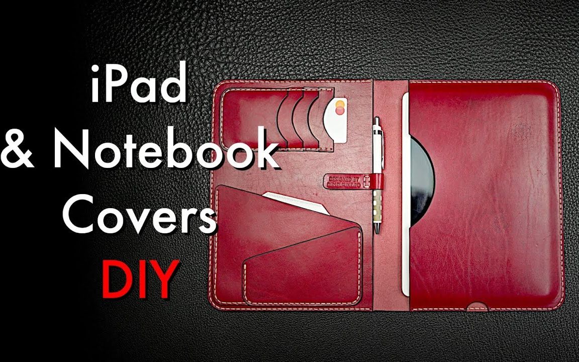 让我们制作皮革 iPad 保护套  教程和图案下载 / Leather iPad Cover DIY  Tutorial and Pattern哔哩哔哩bilibili