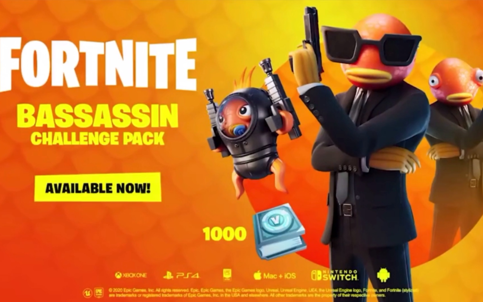 绿番茄堡垒之夜鱼干特工宣传片