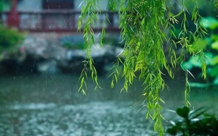 [图]《送元二使安西》王维——渭城朝雨浥轻尘，客舍青青柳色新