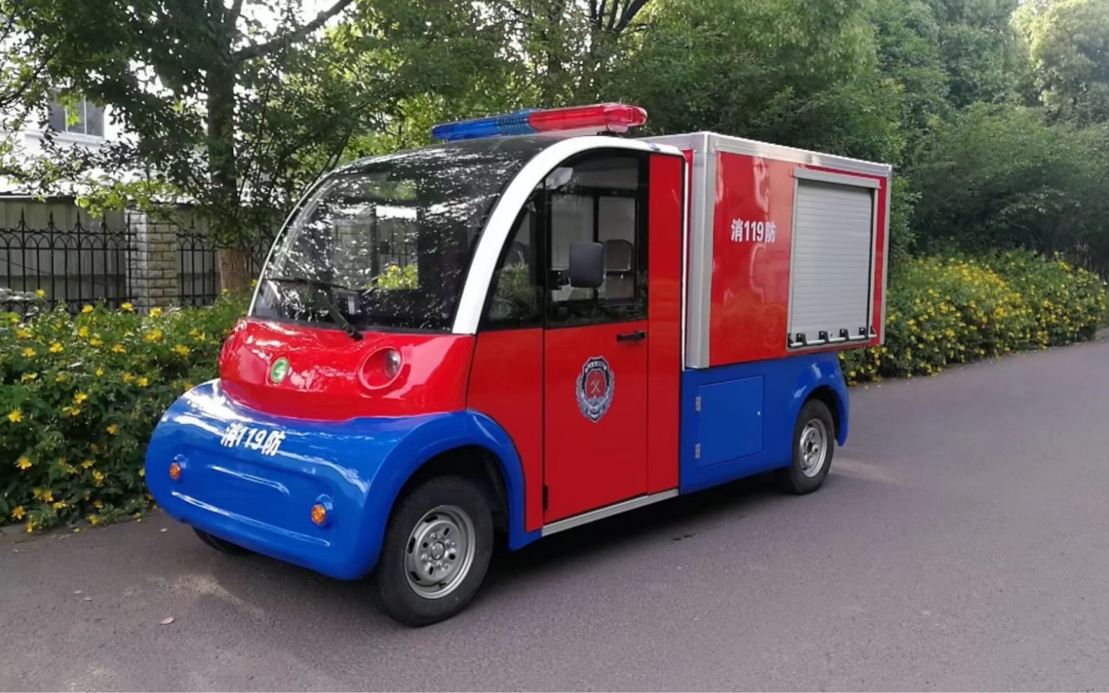 苏州朗辉电动微型消防车,电动巡逻车,警用巡逻车,执法巡逻车