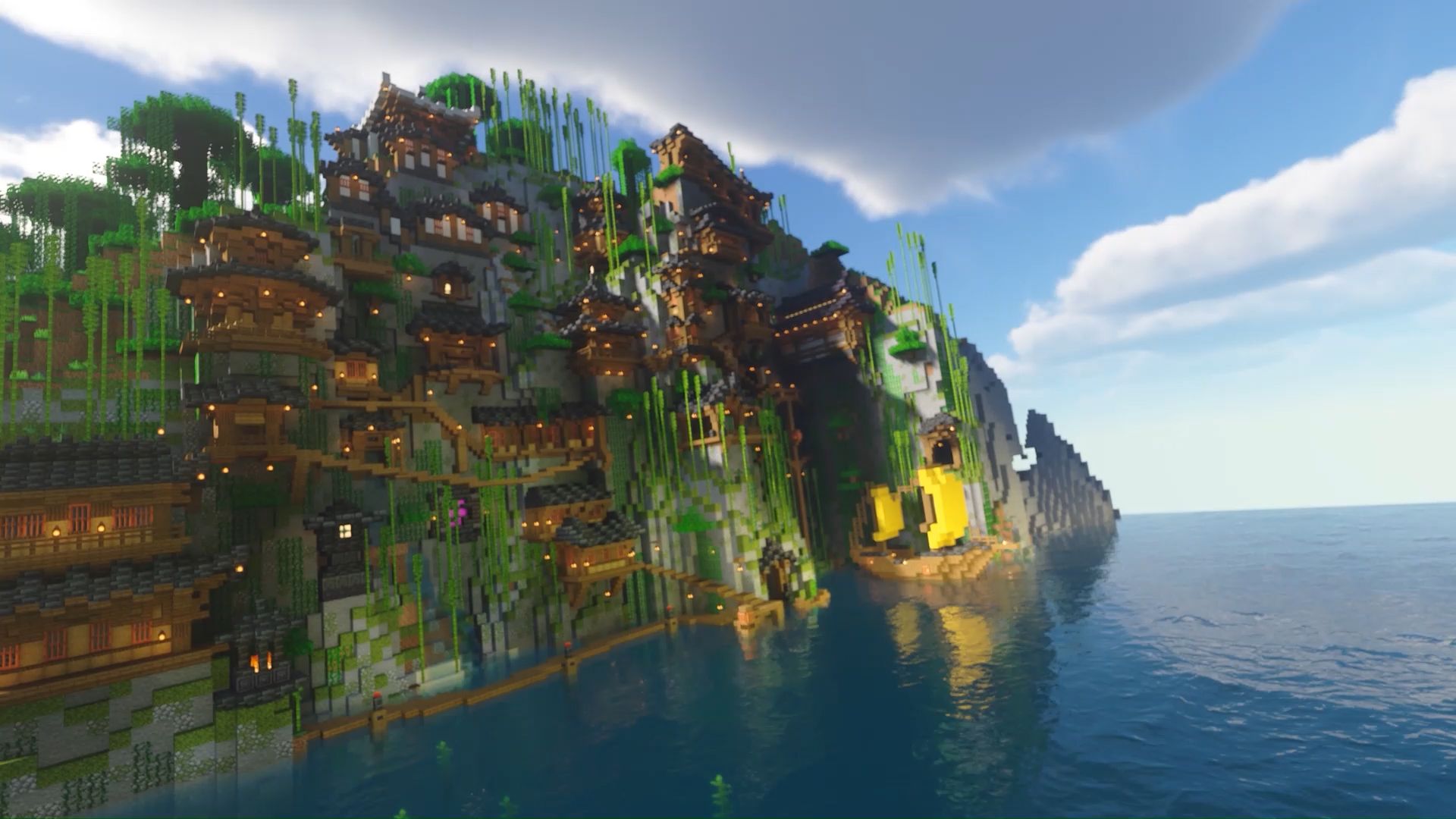丨minecraft建筑丨 山顶洞人?