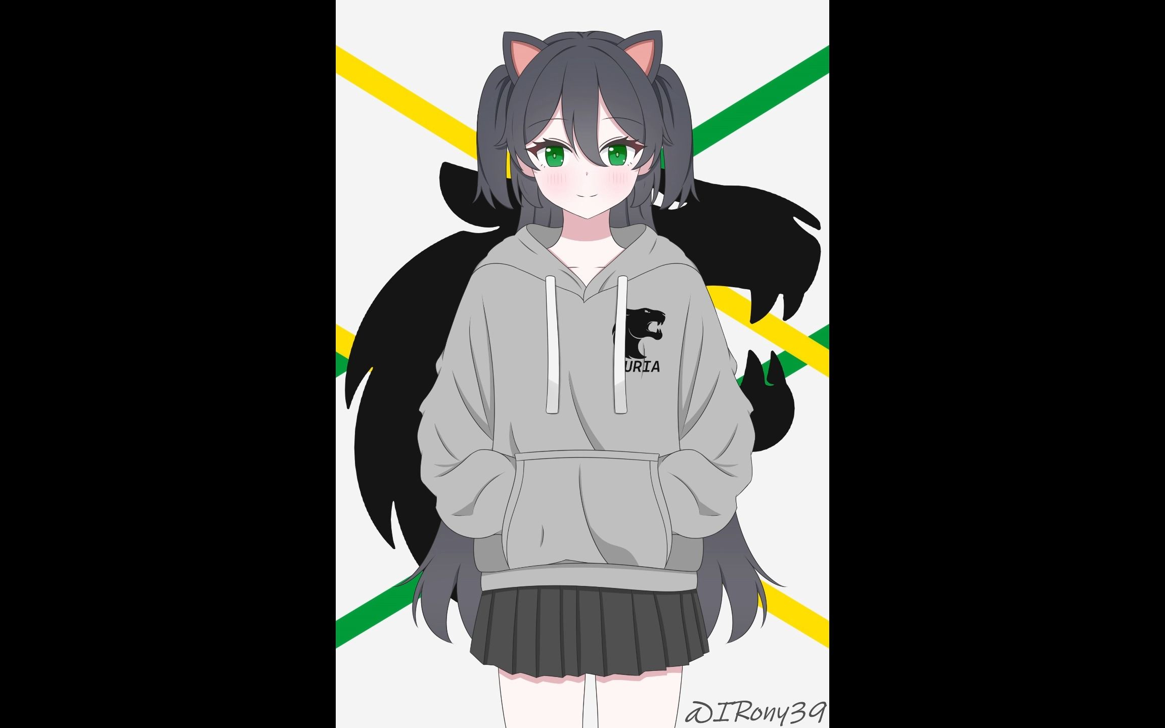 【csgo战队】黑豹娘绘画过程