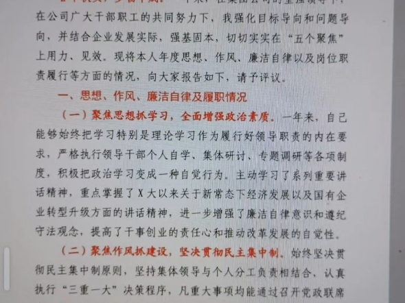 述职述廉报告哔哩哔哩bilibili