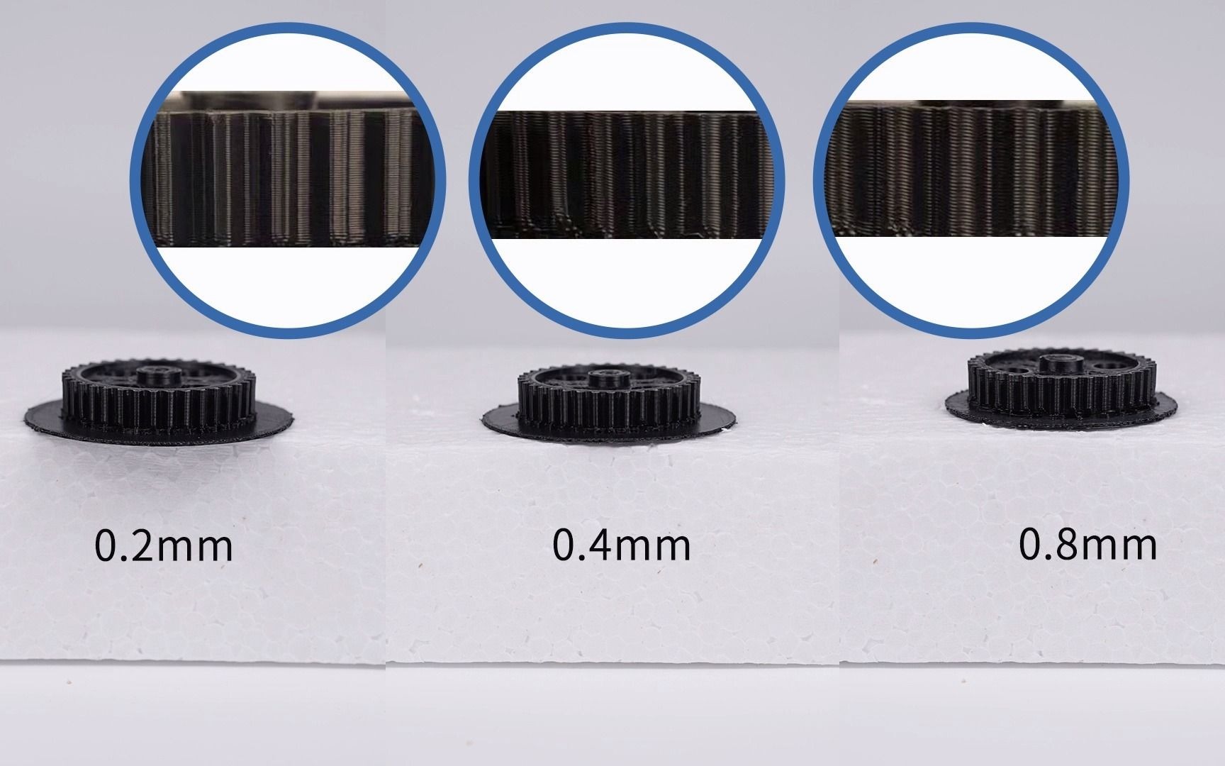 【3D打印】FDM3D打印机不同规格喷头打印精度对比哔哩哔哩bilibili