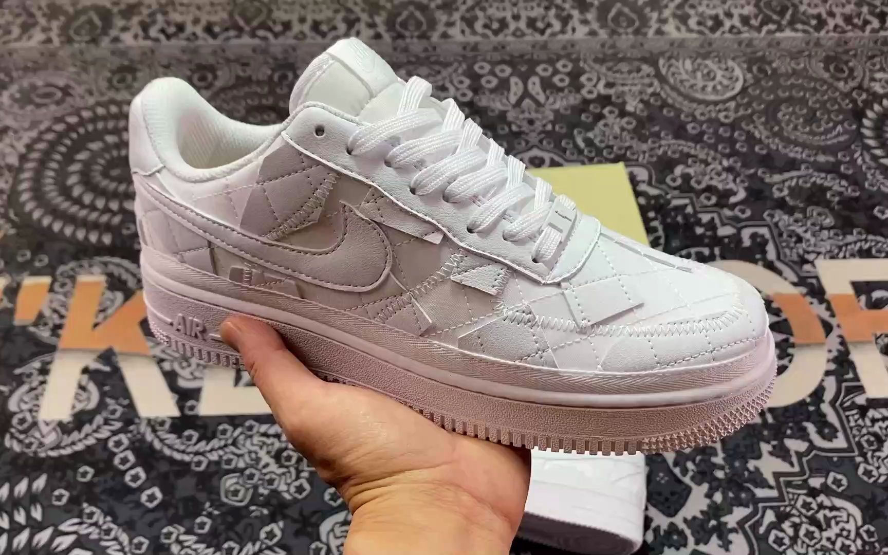 billie eilish x nike air force 1 low 碧梨联名白低帮运动鞋休闲