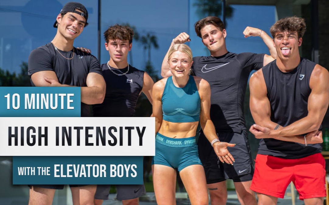 [图]【growingannanas】20220314｜10 MIN SWEATY CARDIO HIIT Workout -THE ELEVATOR BOYS!