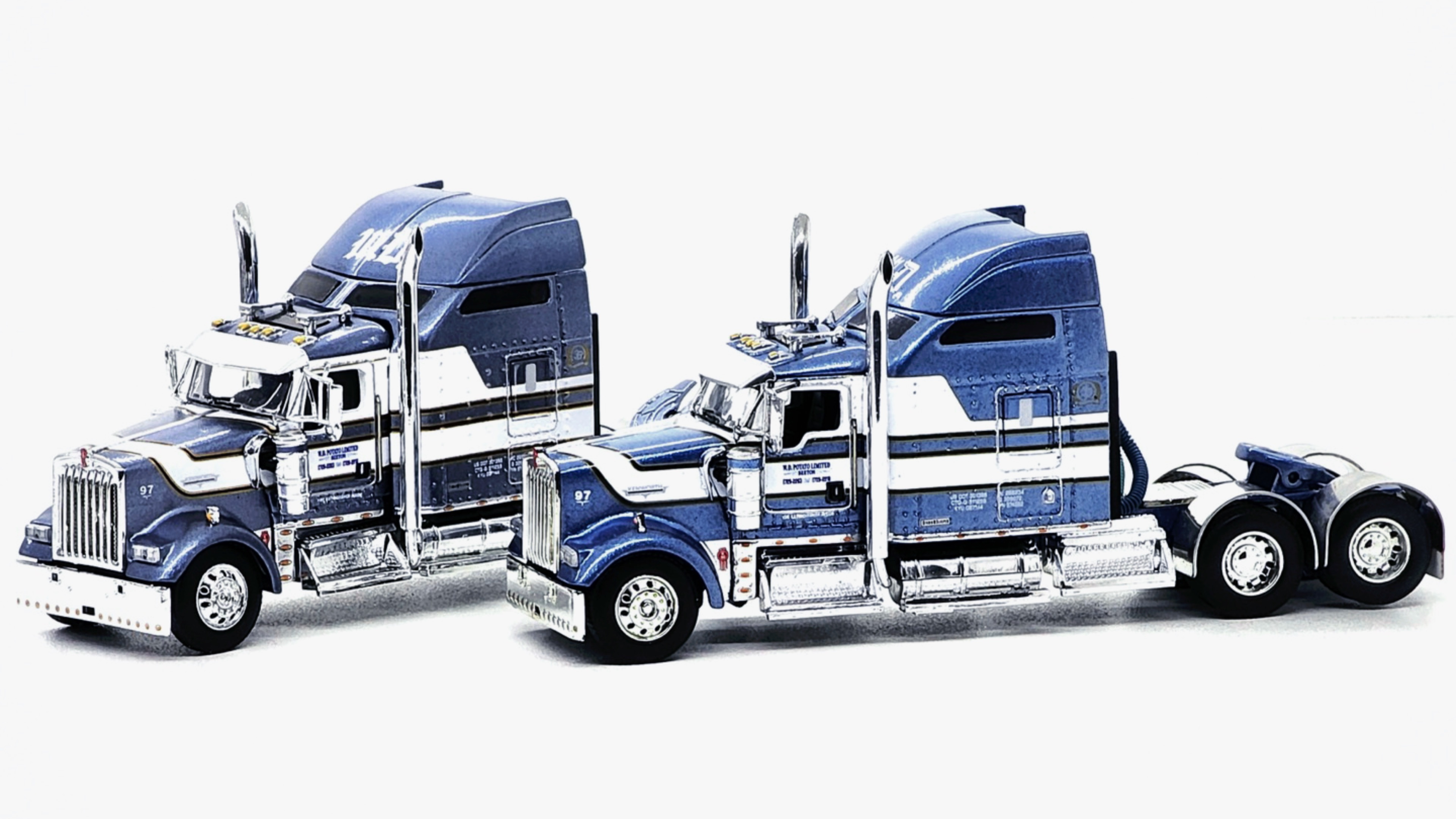 dcp|肯沃斯w900l wd 正版和复刻版对比