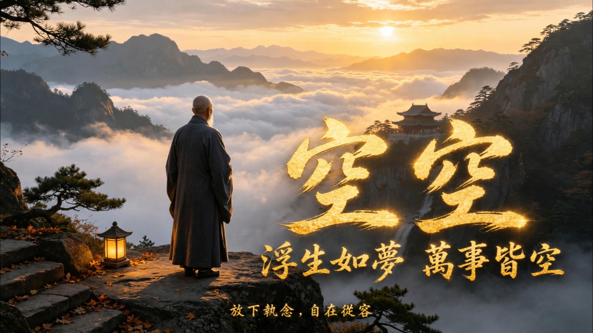 《空空》｜一曲看破浮生无常，低沉烟嗓吟唱人生皆为空｜禅意古风佛乐 | Empty