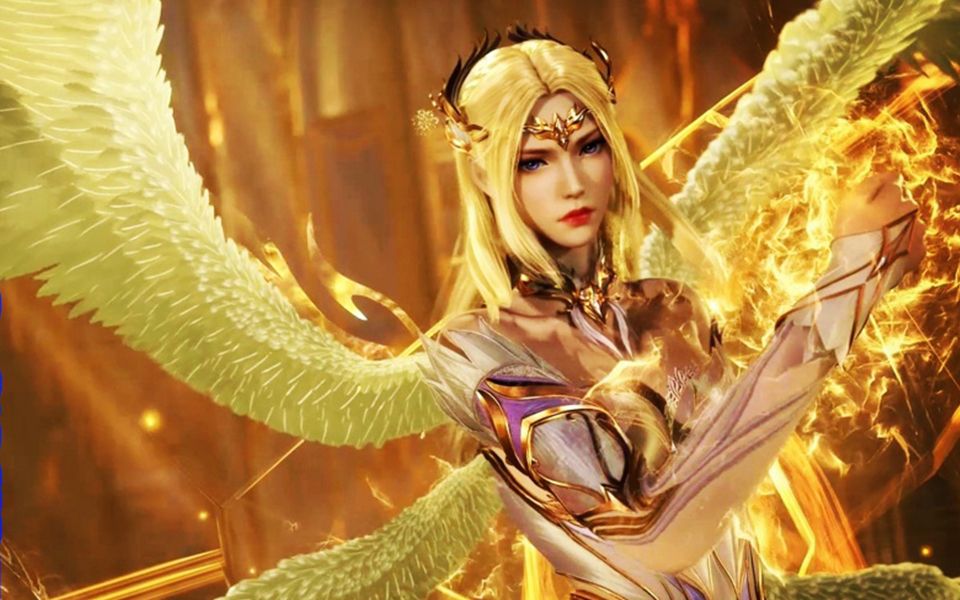 【3d游戏建模千仞雪】天使之神——千仞雪,你被美到了吗?