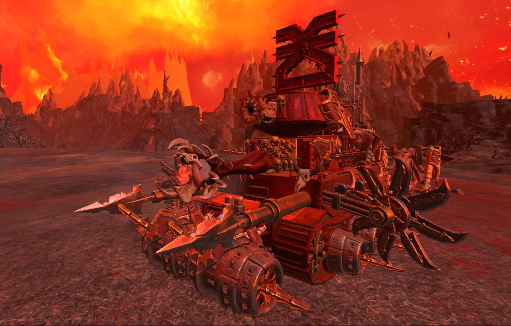 【战锤3全面战争】恐虐狱铸蒸汽坦克与鲨鱼机器人