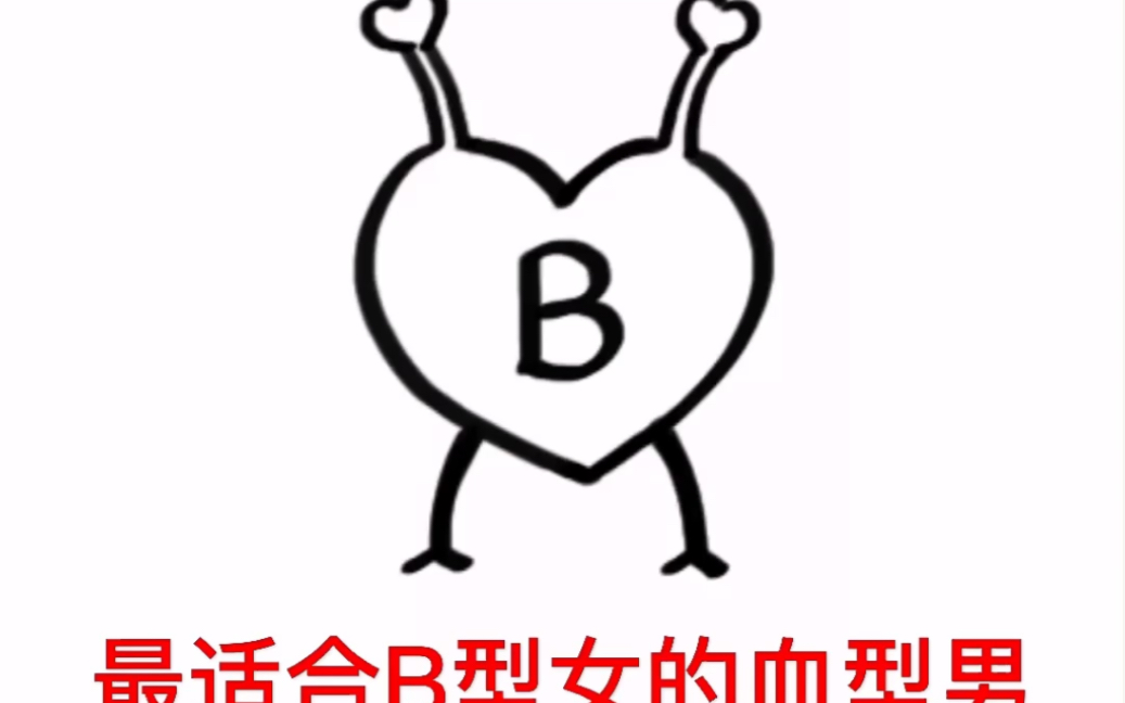 性格君:适合b血型女的男生哔哩哔哩bilibili