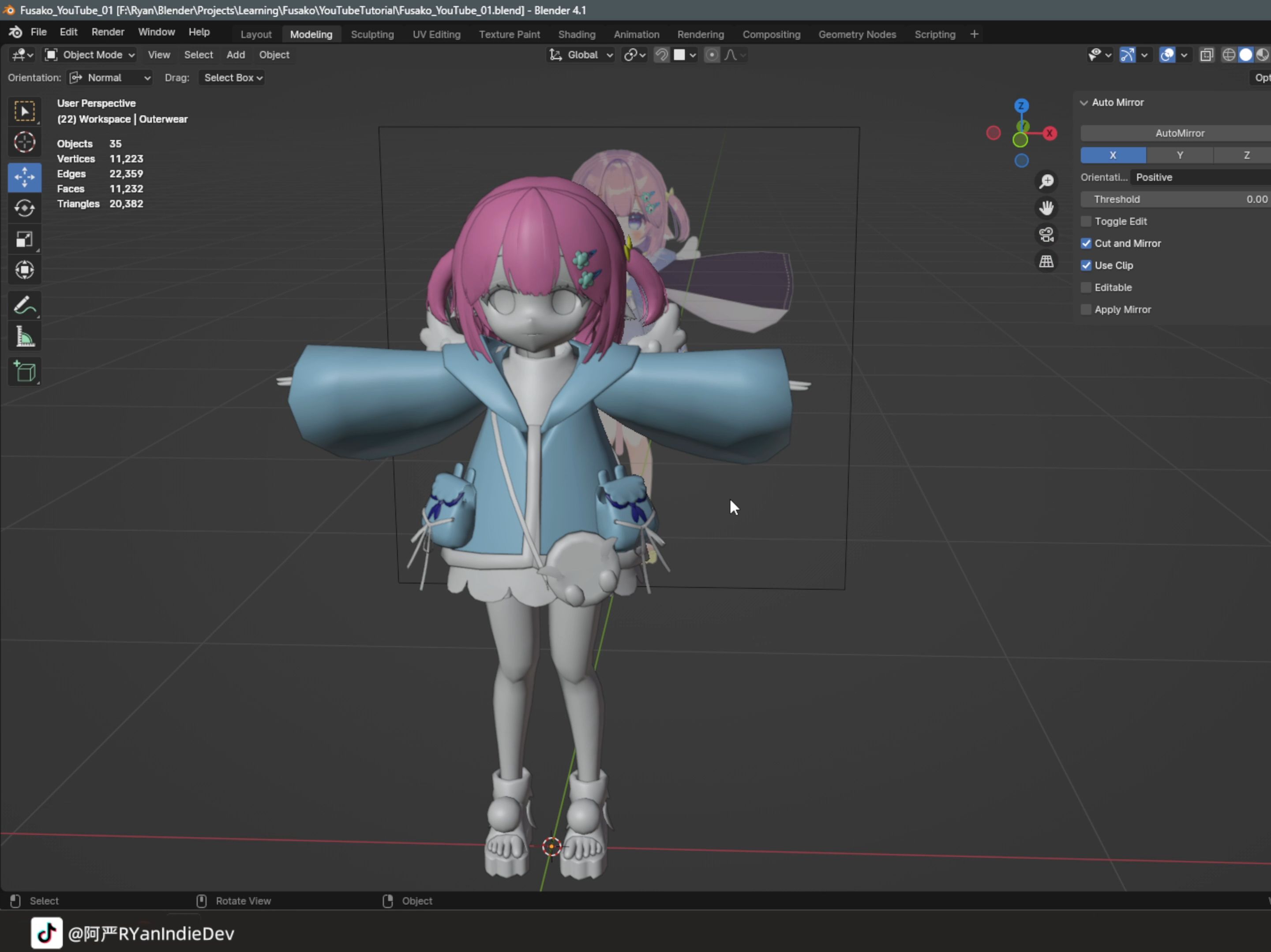 16 | 动画角色模型制作 | 建模篇 | 初学到中级进阶学习
