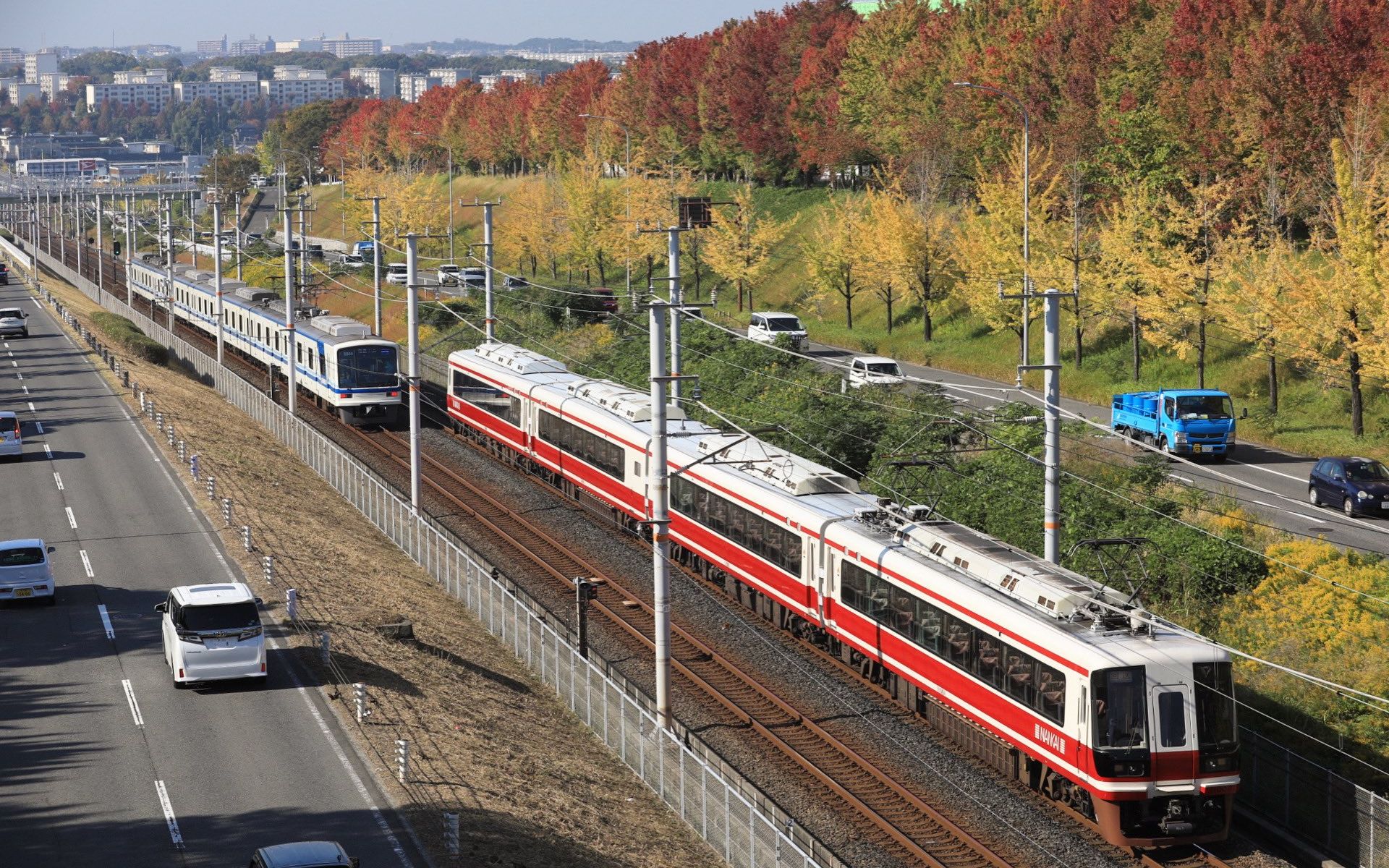 【泉北高速の新型车両で难波へ!!】【速度计字幕付き前面展望】和泉中央→难波 准急 泉北高速鉄道线 9300系哔哩哔哩bilibili