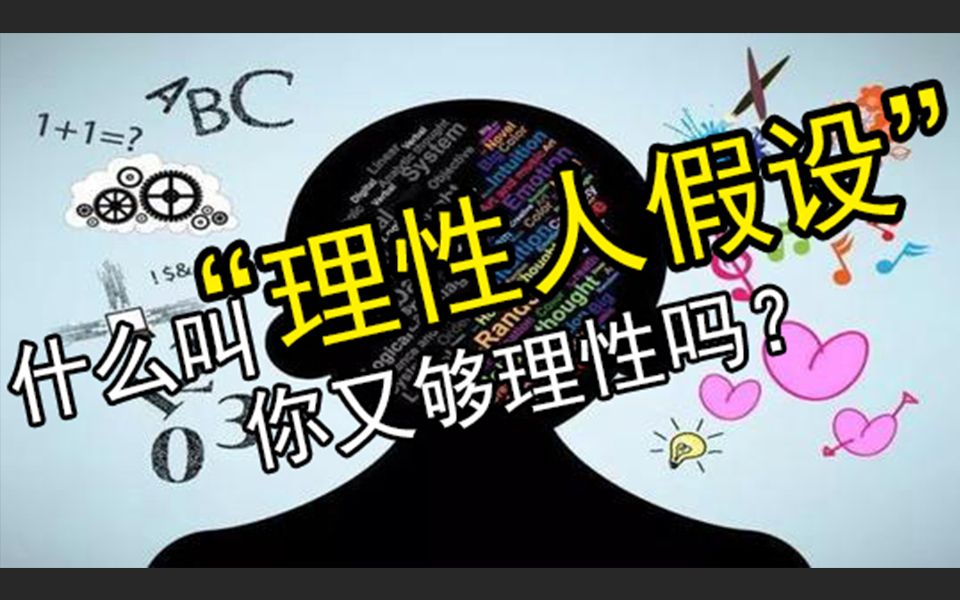 【小生pupu】经济学的第一层——理性人假设