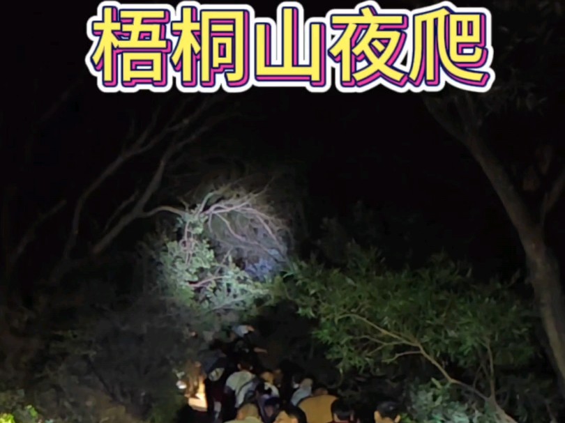 梧桐山夜爬凌云道半路塞车一个小时人山人海哔哩哔哩bilibili