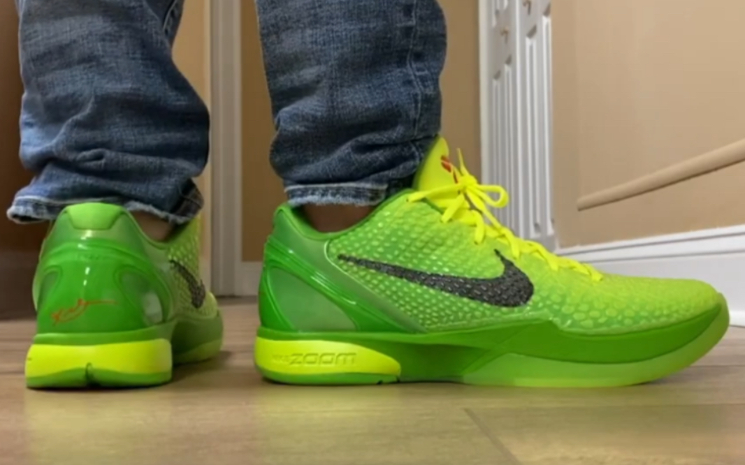 青蜂侠kobe6grinch上脚元年配色回归提前至今年年末发售