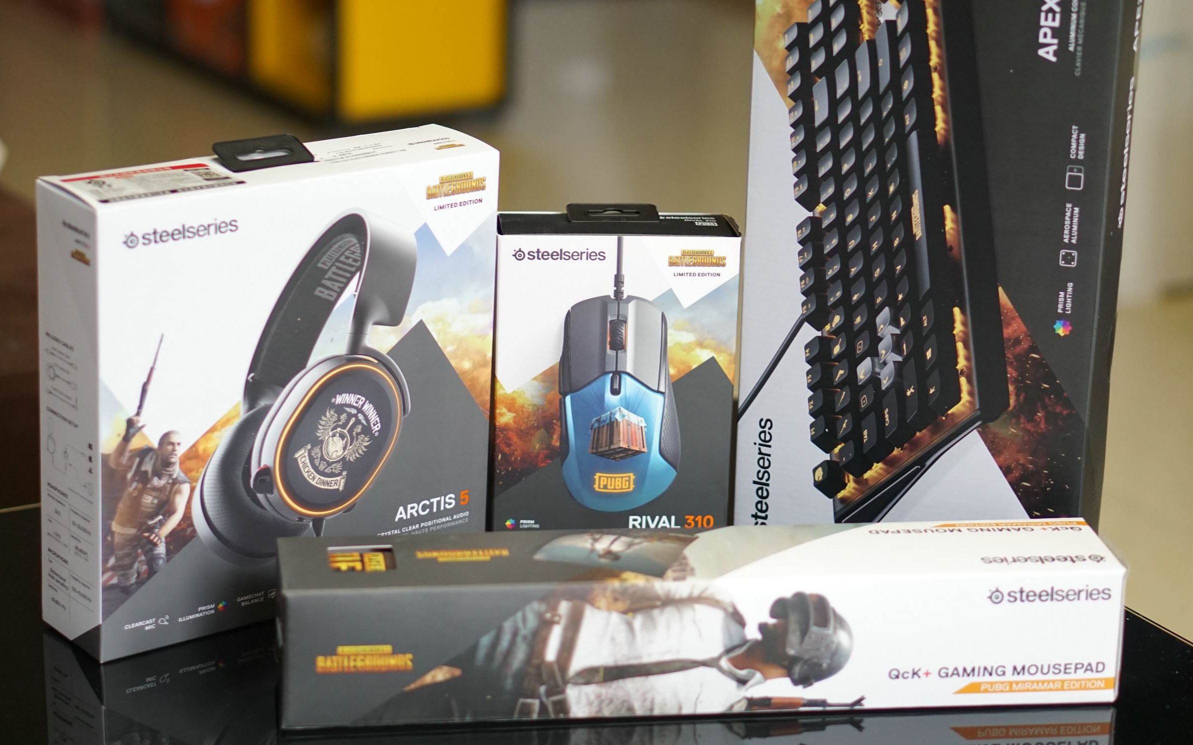 赛睿《绝地求生》外设套装21分钟详尽开箱_哔哩哔哩 (゜-゜)つロ 干杯