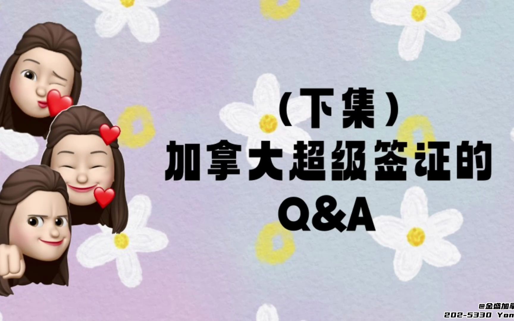 加拿大超级签证QA session|整理网友提出的问题哔哩哔哩bilibili