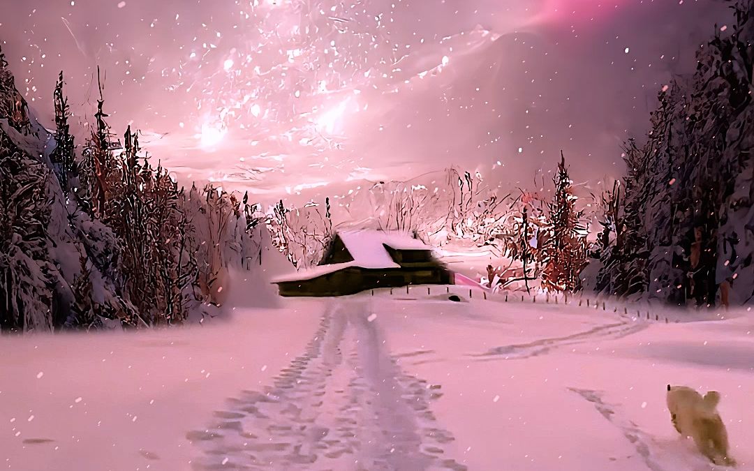 公主请看 浪漫粉色极光