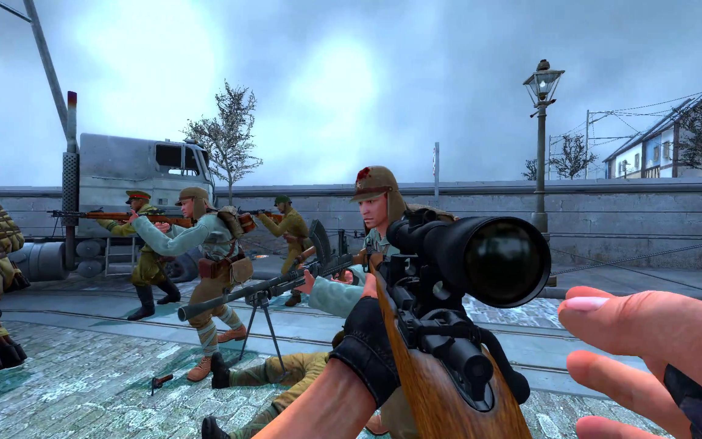 【cs起源】抗日模组演示 详情见简介_单机游戏热门视频