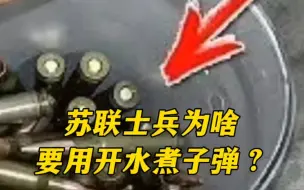 Descargar video: 苏联士兵为啥要用开水煮子弹？