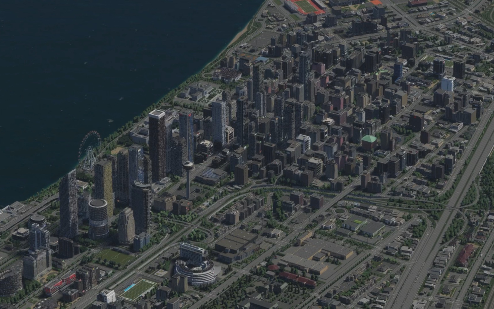 【都市天际线2】真正的大城市 造景 ep-5