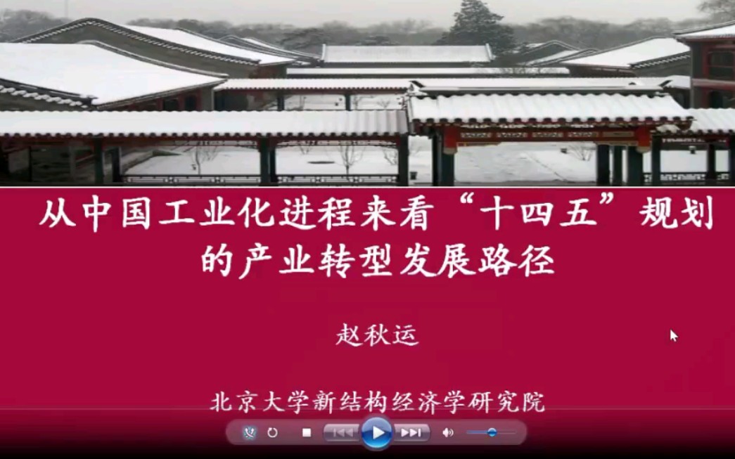 【名家大讲堂】从中国工业化进程来看“十四五”规划的产业转型发展路径哔哩哔哩bilibili