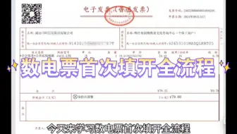 数电票首次填开全流程
