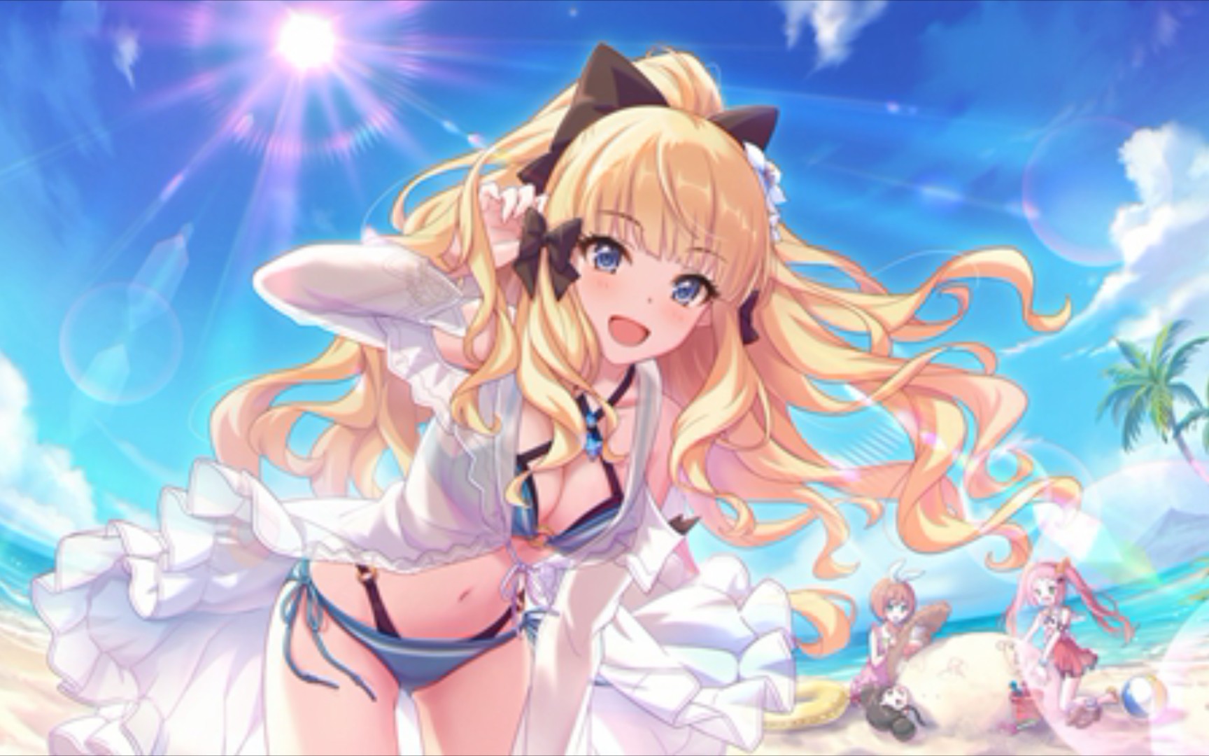 公主连结为了水电冲鸭泳装咲恋抽卡实录