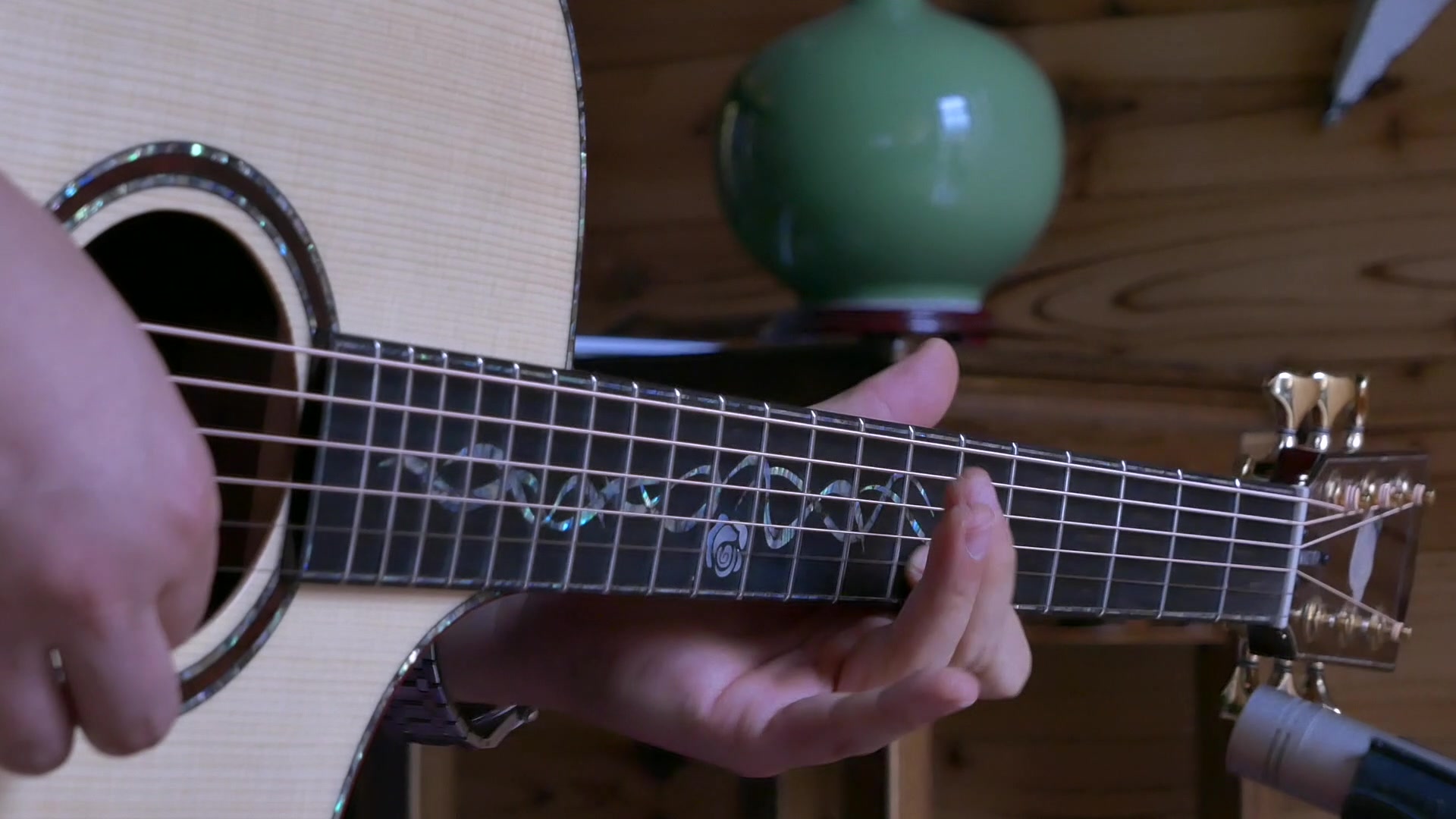 纳声nathan m-500jf 臻品大师系列全单吉他 赛平solo演奏_哔哩哔哩