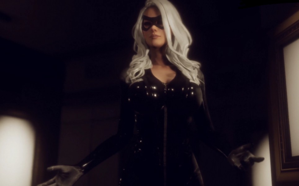 猫女被毒液捆绑住了