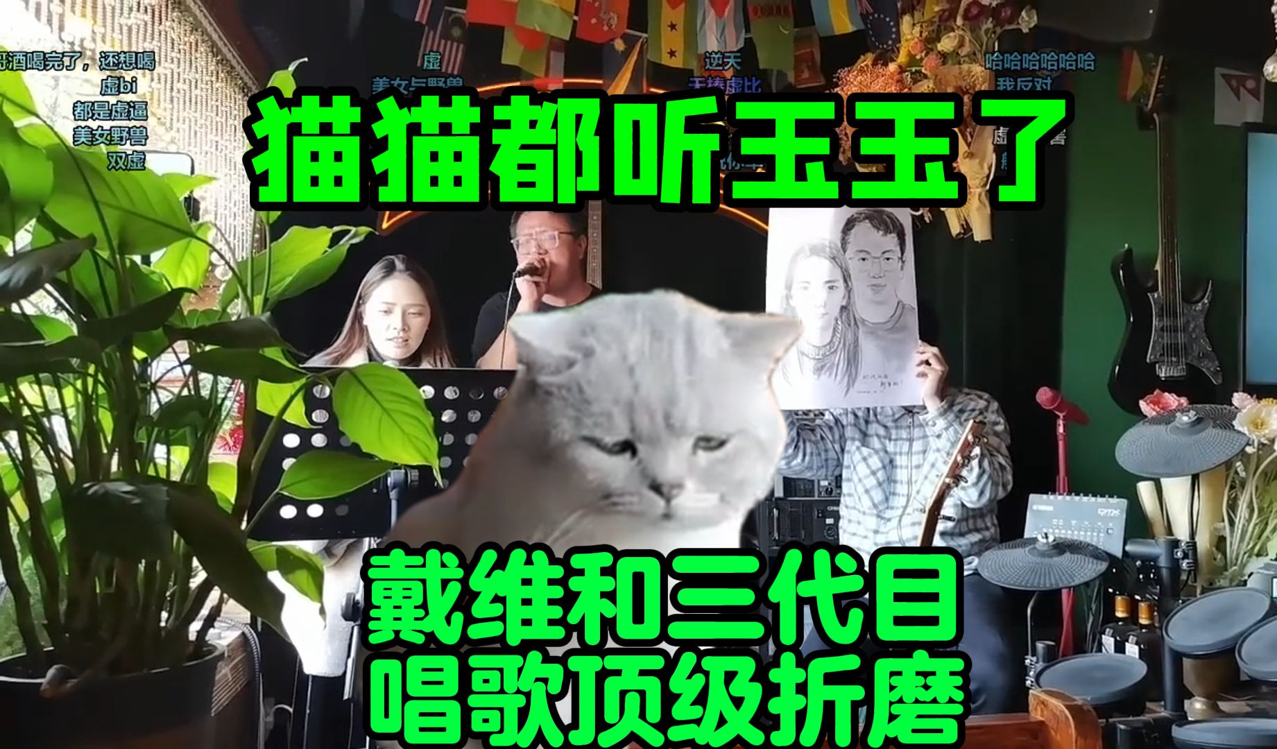 猫猫都听玉玉了!戴维顶级折磨,三哥也折磨但是甜甜甜!哔哩哔哩bilibili