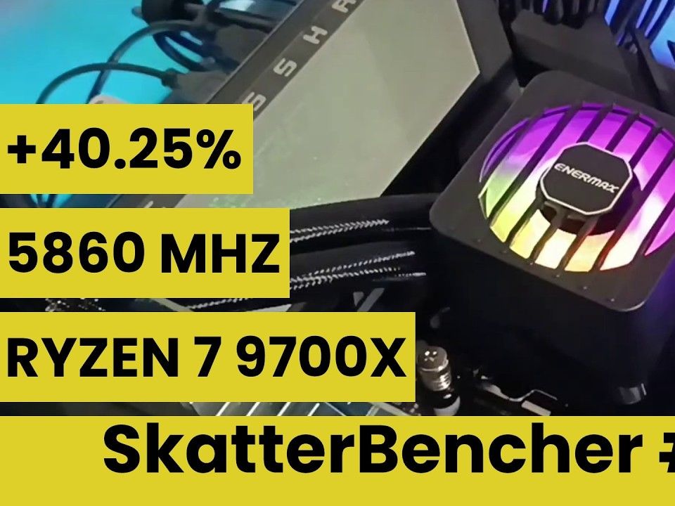 教程】AMD 9700X降压+超频至5860MHz!20%40%性能提升!Undervolt & Overclock SkatterBencher #78哔哩哔哩bilibili