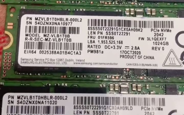 108三星981a 1tb 固态硬盘 pcie nvme 协议 提升电脑性能哔哩哔哩bilibili