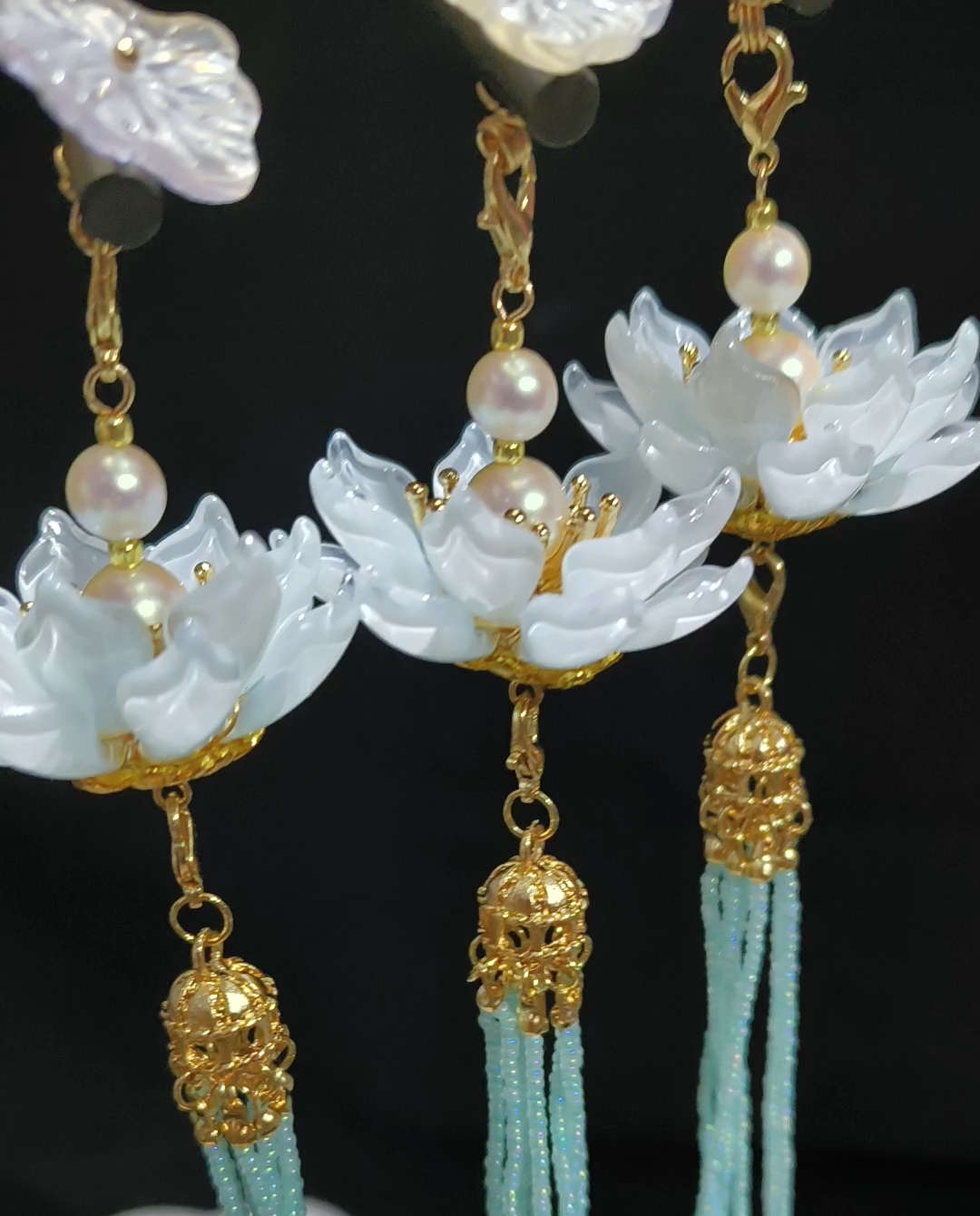 一支簪四种戴法