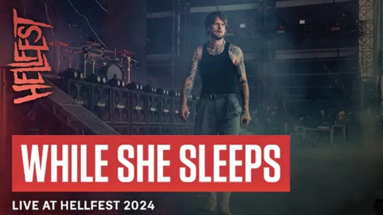 英国金属核WHILE SHE SLEEPS | HELLFEST 2024哔哩哔哩bilibili