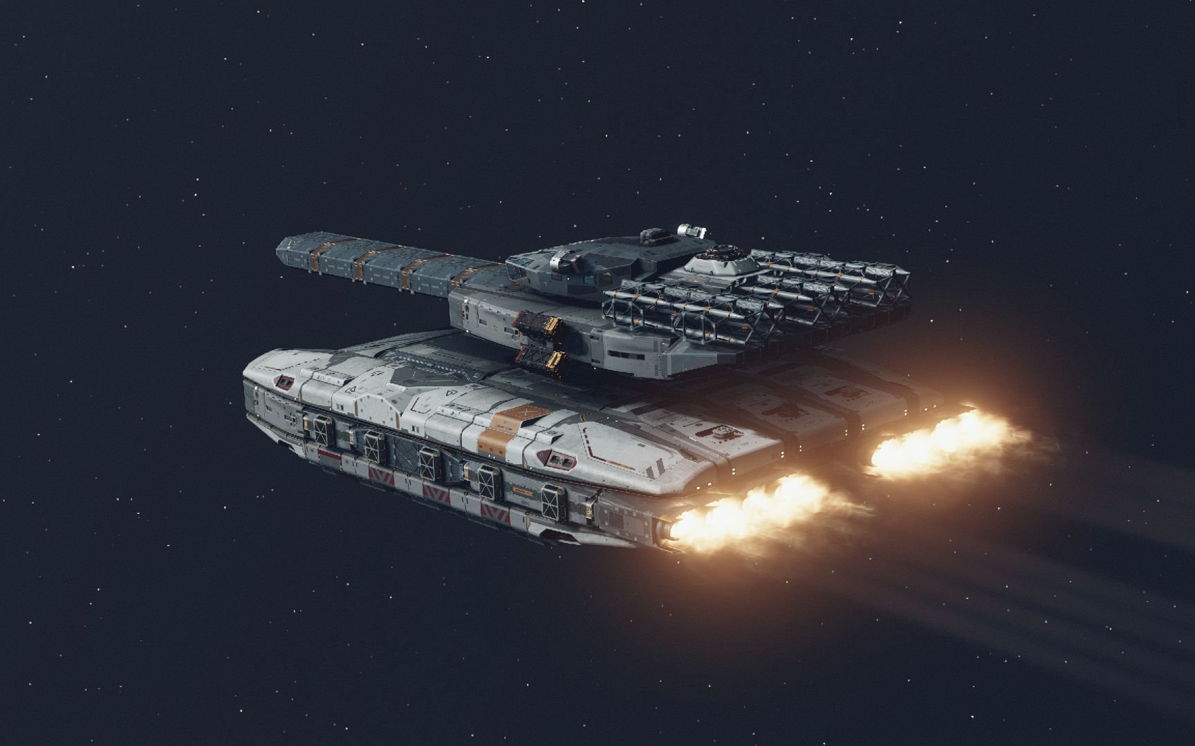 《星空》飞船演示:坦克