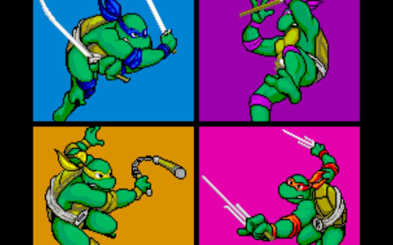 经典怀旧fc忍者神龟2街机版娱乐手残向