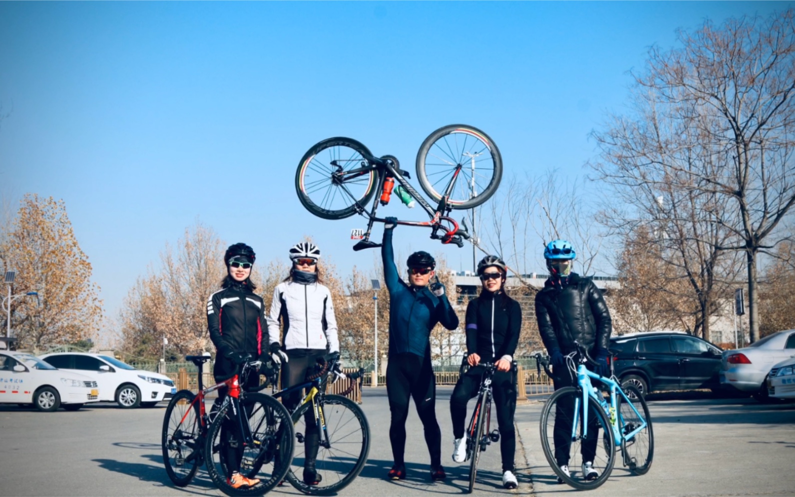 叶教练带小伙伴们老山公园休闲骑记录