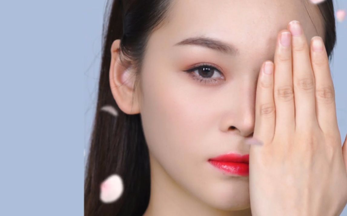 半边脸妆容,化妆的魔力太神奇了!