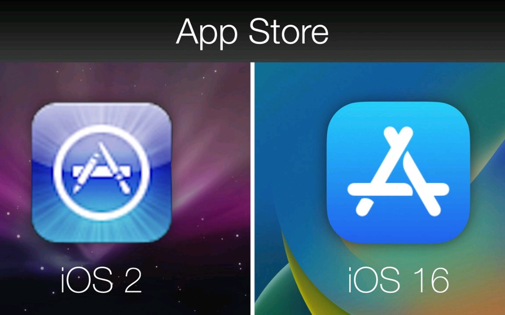 iOS图标对比 (iOS2 vs iOS16)哔哩哔哩bilibili