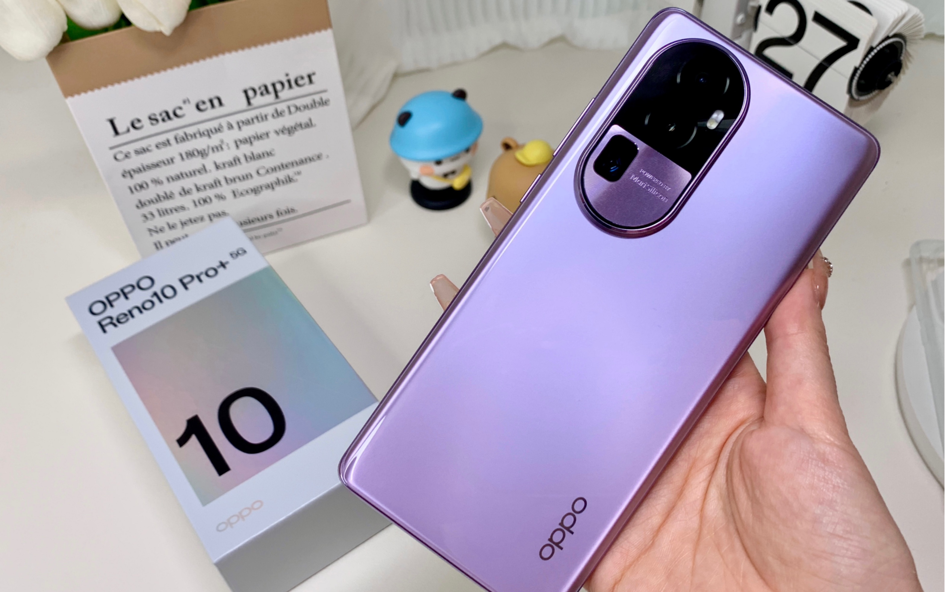沉浸式开箱90oppo reno10 pro 暮光紫78