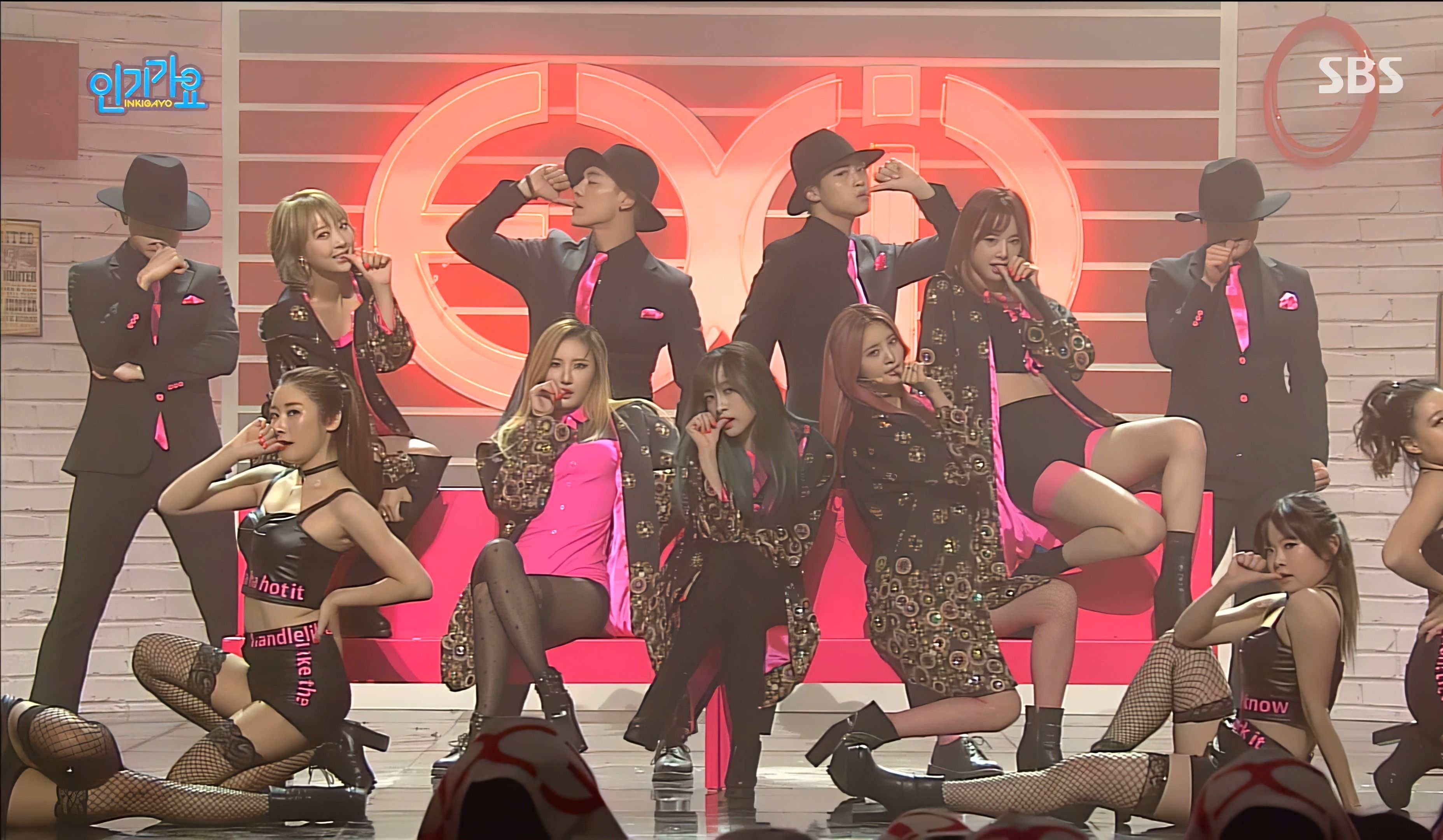 [图]【4K修复】EXID - HOT PINK Inkigayo 20151129