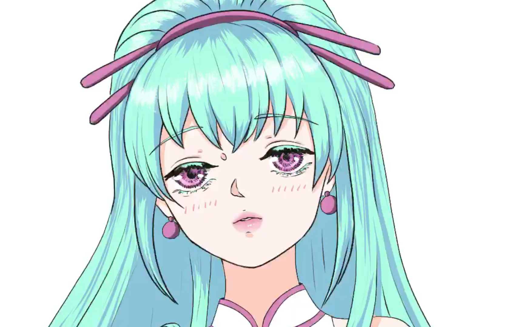 【procreate】邪王追妻 苏溪【q版过程】四个q版小人合集-procreate