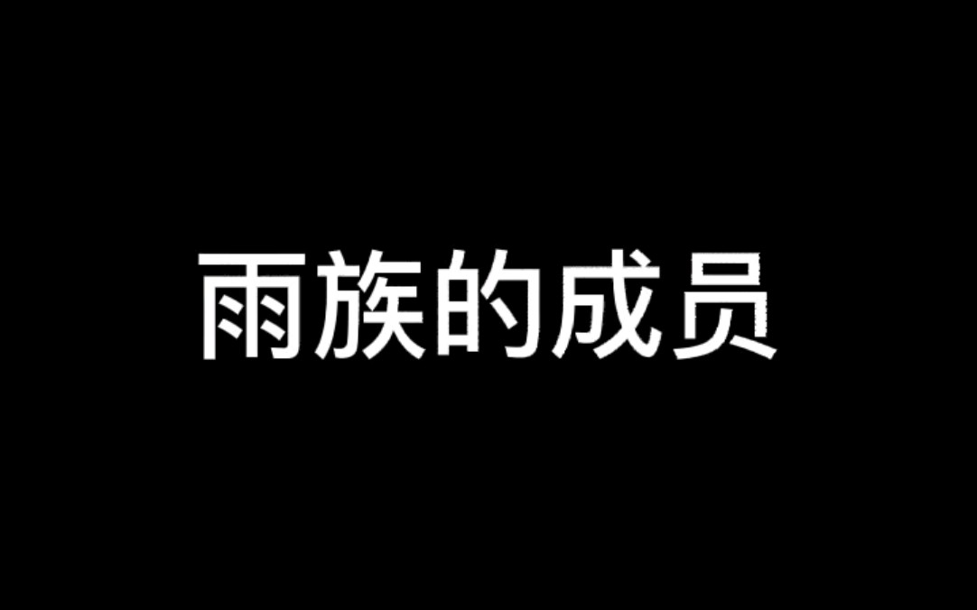 雨族目前所有的成员哔哩哔哩bilibili