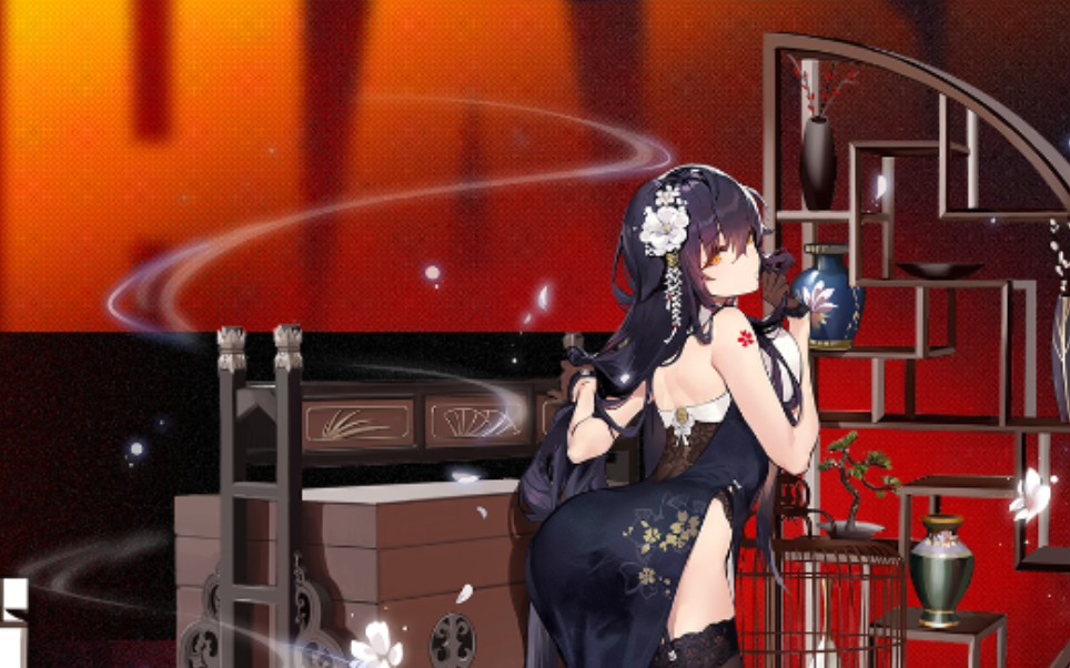 吾妻旗袍(猉)live2d细语春霞,特触